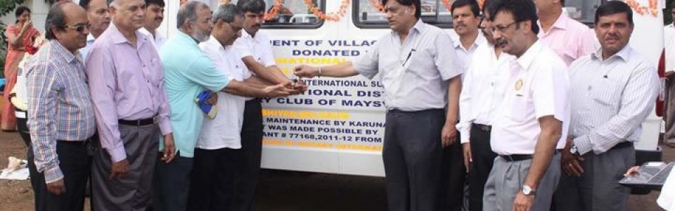 Rotary Given A Ambulance to AshokNagar PHC (Copy)
